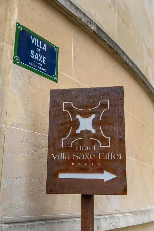 Hotel Villa Saxe Eiffel Paris Frankrig